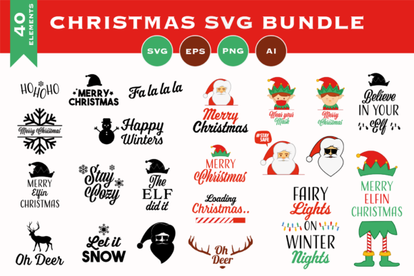 Christmas Bundle, Santa: A Festive Embroidery Essential