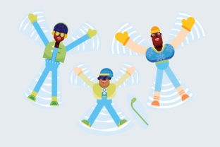 Christmas Characters: A Festive Graphic for Your Blog