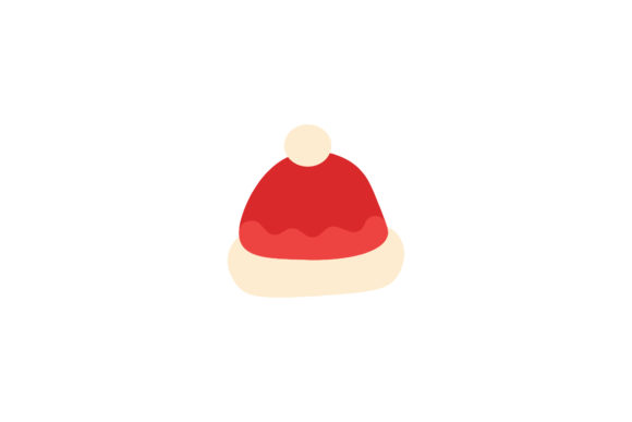 Cute Christmas Santa Hat Vector for Graphics & Illustrations