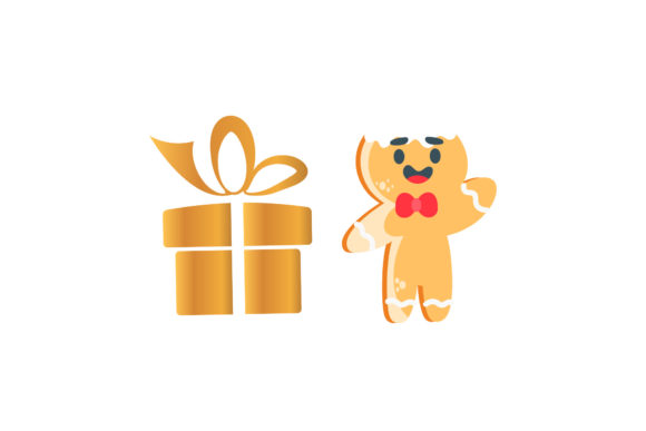 Gift and Ginger Christmas Vector Icon Review