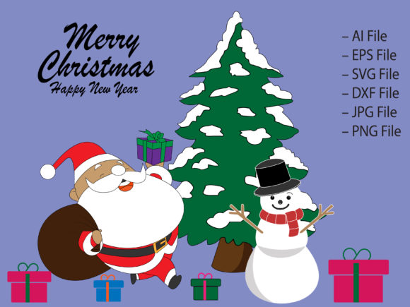 Merry Christmas Greet Card Graphics for Creative Sellers