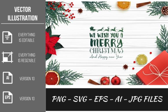 Merry Christmas Vector: A Versatile Graphics Asset for Holiday Content