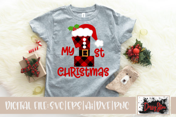 My 1st Christmas Plaid: A Festive Graphics and Illustrations Asset