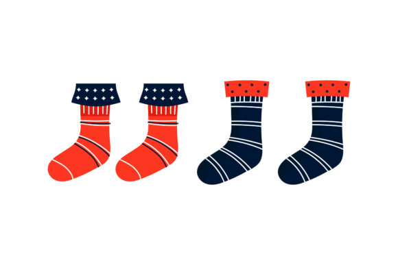 Stocking Asset Vector Hat: A Festive Graphics & Illustrations Set